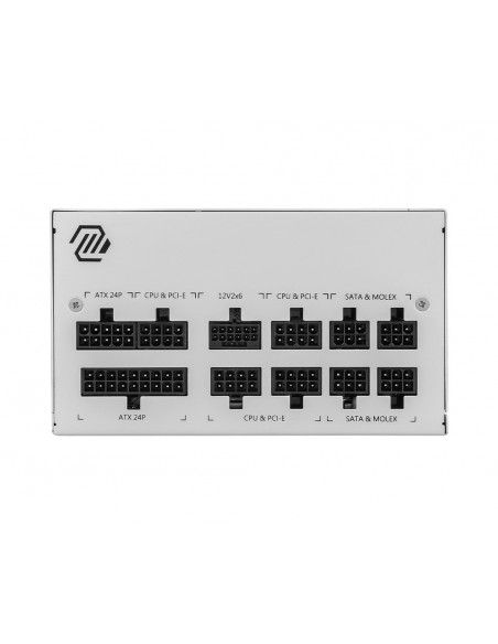 MSI MAG A850GL PCIE5 WHITE unidad de fuente de alimentación 850 W 20+4 pin ATX ATX Blanco