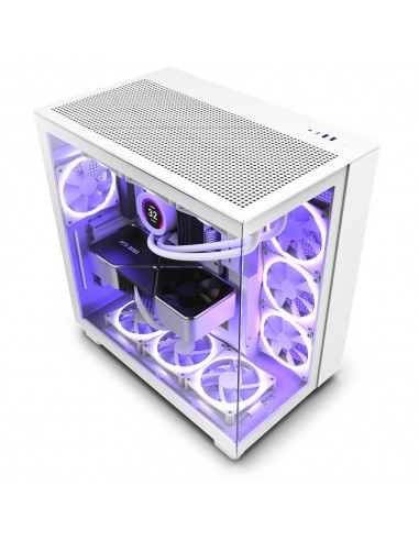 NZXT H9 All white Midi Tower Blanco