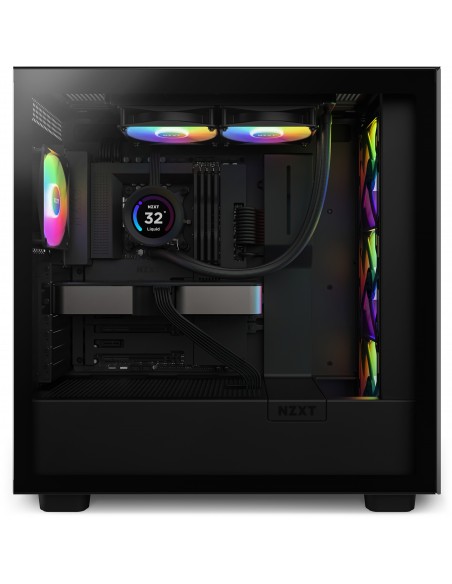 NZXT Kraken Elite 240 RGB Procesador Sistema de refrigeración líquida todo en uno 12 cm Negro 1 pieza(s)