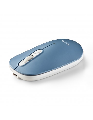 NGS SHELL RB ratón Ambidextro RF Wireless + Bluetooth Óptico 1600 DPI