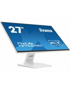 iiyama ProLite T2752MSC-W1 pantalla para PC 68,6 cm (27") 1920 x 1080 Pixeles Full HD LED Pantalla táctil Blanco