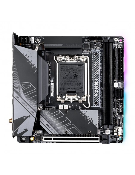 Gigabyte B760I AORUS PRO placa base Intel B760 Express LGA 1700 mini ITX Gigabyte B760I AORUS PRO placa base Intel B760 Express LGA 1700 mini ITX