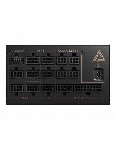 MSI MEG AI1300P PCIE5 unidad de fuente de alimentación 1300 W 24-pin ATX ATX Negro