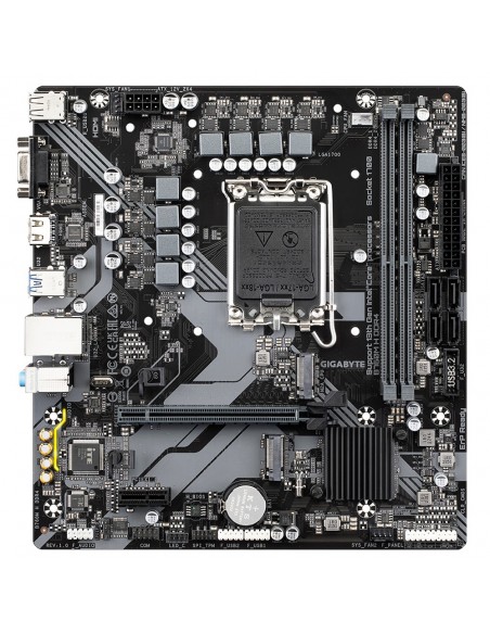 Gigabyte B760M H DDR4 placa base Intel B760 Express LGA 1700 micro ATX Gigabyte B760M H DDR4 placa base Intel B760 Express LGA 1700 micro ATX
