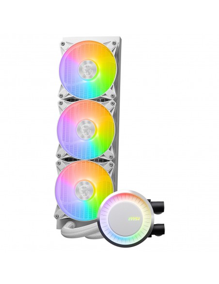 MSI MAG CORELIQUID E360 WHITE sistema de refrigeración para ordenador Placa base, Procesador Kit de refrigeración líquida 12 cm