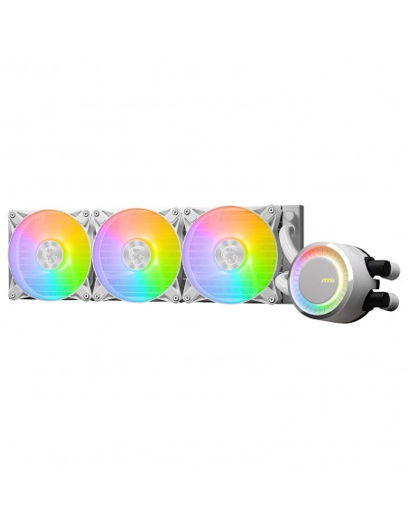 MSI MAG CORELIQUID E360 WHITE sistema de refrigeración para ordenador Placa base, Procesador Kit de refrigeración líquida 12 cm