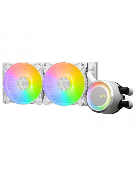 MSI MAG CORELIQUID E240 WHITE sistema de refrigeración para ordenador Placa base, Procesador Kit de refrigeración líquida 12 cm