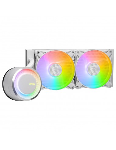 MSI MAG CORELIQUID E240 WHITE sistema de refrigeración para ordenador Placa base, Procesador Kit de refrigeración líquida 12 cm