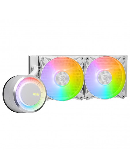 MSI MAG CORELIQUID E240 WHITE sistema de refrigeración para ordenador Placa base, Procesador Kit de refrigeración líquida 12 cm