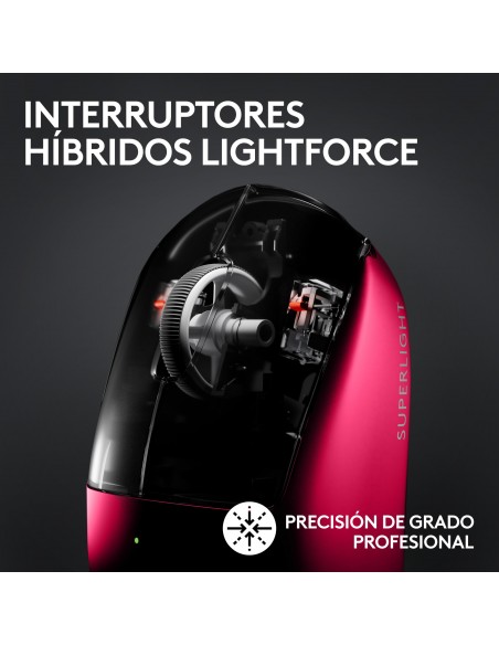 Logitech G PRO X Superlight 2 ratón mano derecha RF inalámbrico Óptico 32000 DPI
