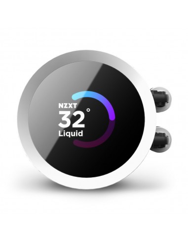 NZXT Kraken 240 RGB Procesador Sistema de refrigeración líquida todo en uno 12 cm Blanco 1 pieza(s)