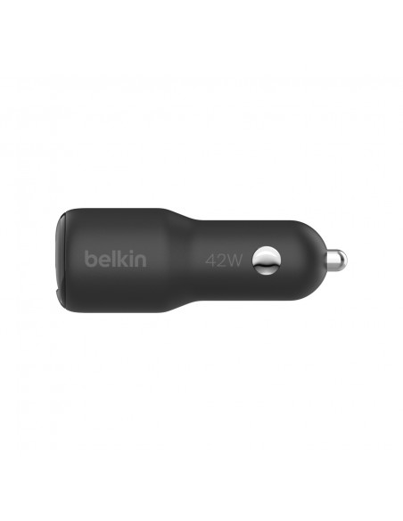 Belkin CCB005btBK Portátil, Smartphone, Tableta Negro Encendedor de cigarrillos Carga rápida Interior