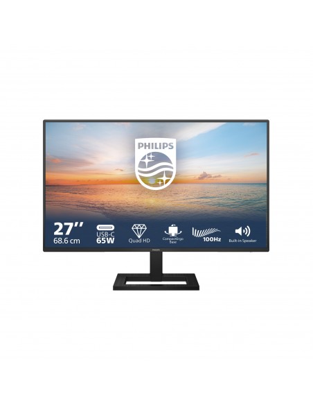 Philips 1000 series 27E1N1600AE 00 pantalla para PC 68,6 cm (27") 2560 x 1440 Pixeles Quad HD LCD Negro