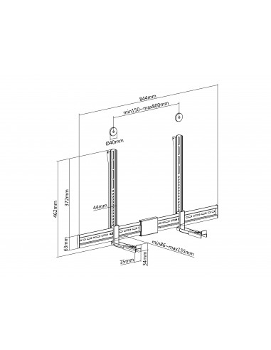 Equip 650895 accesorio para soporte de televisor