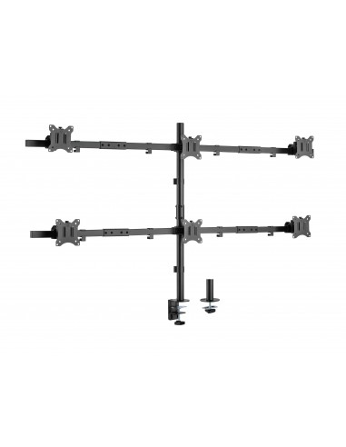 Equip 650160 soporte para monitor 81,3 cm (32") Negro Escritorio