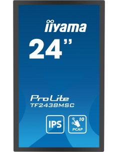 iiyama PROLITE Pizarra de caballete digital 61 cm (24") LED 600 cd   m² Full HD Negro Pantalla táctil 2