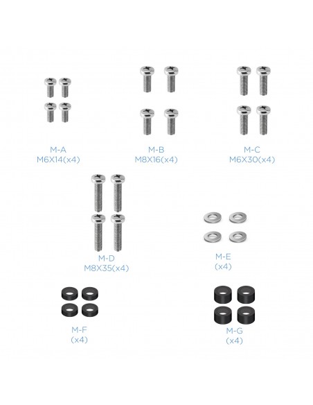 TooQ Mirage Soporte de Suelo con Regulación de Altura para Pantallas 37"-70"