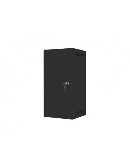 Lanberg WF10-2312-00B armario rack 12U Bastidor de pared Negro
