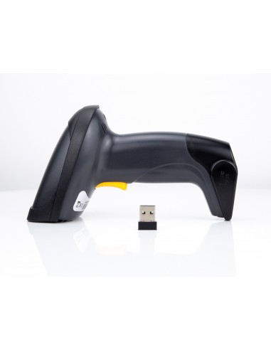 Equip 351023 lector de código de barras Lector de códigos de barras portátil 1D LED Negro