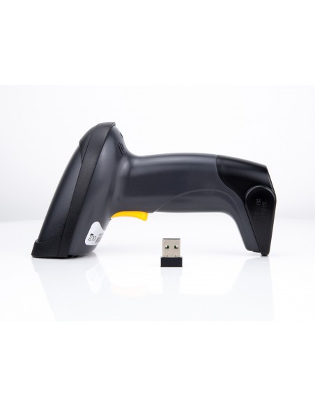 Equip 351023 lector de código de barras Lector de códigos de barras portátil 1D LED Negro