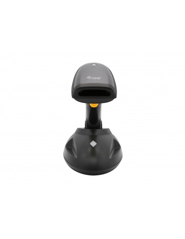 Equip 351026 lector de código de barras Lector de códigos de barras portátil 1D 2D LED Negro