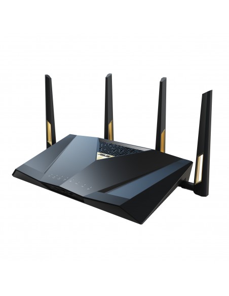 ASUS RT-BE88U router inalámbrico 10 Gigabit Ethernet Doble banda (2,4 GHz   5 GHz) Negro, Gris