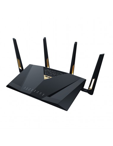 ASUS RT-BE88U router inalámbrico 10 Gigabit Ethernet Doble banda (2,4 GHz   5 GHz) Negro, Gris
