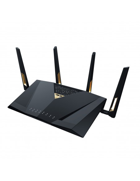 ASUS RT-BE88U router inalámbrico 10 Gigabit Ethernet Doble banda (2,4 GHz   5 GHz) Negro, Gris