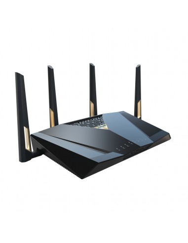 ASUS RT-BE88U router inalámbrico 10 Gigabit Ethernet Doble banda (2,4 GHz   5 GHz) Negro, Gris