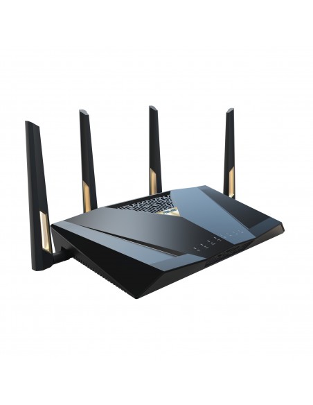 ASUS RT-BE88U router inalámbrico 10 Gigabit Ethernet Doble banda (2,4 GHz   5 GHz) Negro, Gris