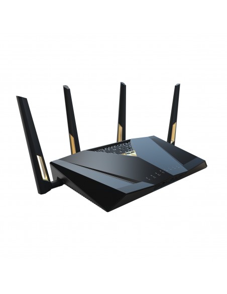 ASUS RT-BE88U router inalámbrico 10 Gigabit Ethernet Doble banda (2,4 GHz   5 GHz) Negro, Gris