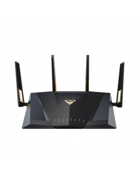 ASUS RT-BE88U router inalámbrico 10 Gigabit Ethernet Doble banda (2,4 GHz   5 GHz) Negro, Gris
