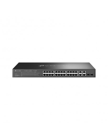 TP-Link Omada SL2428P switch Gestionado L2 Fast Ethernet (10 100) Energía sobre Ethernet (PoE) 1U Negro