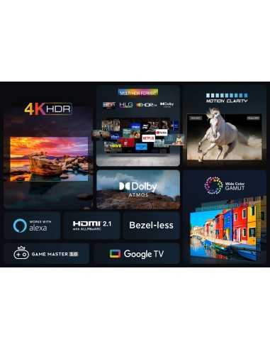 TCL P75 Series 50P755 Televisor 127 cm (50") 4K Ultra HD Smart TV Wifi Titanio