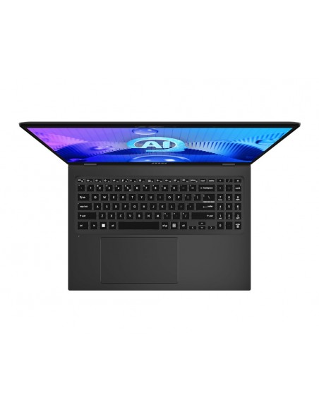 MSI Prestige 16 AI Studio B1V Intel Core Ultra 7 155H Portátil 40,6 cm (16") Quad HD+ 16 GB LPDDR5-SDRAM 1 TB SSD NVIDIA