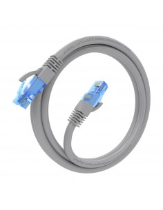 AISENS Cable De Red Latiguillo RJ45 Cat.6 UTP AWG26 CCA, Gris, 1.0 m 2
