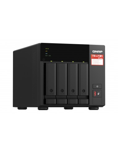 QNAP TS-473A + QSW-1105-5T Bundle Pack NAS Torre Ethernet Negro V1500B