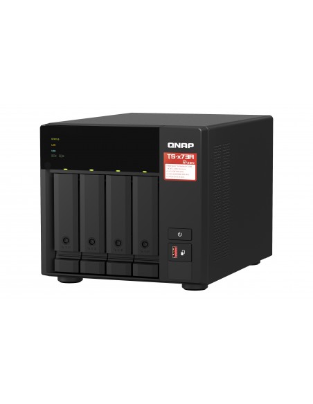 QNAP TS-473A + QSW-1105-5T Bundle Pack NAS Torre Ethernet Negro V1500B