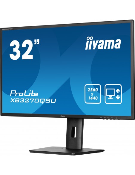 iiyama ProLite XB3270QSU-B1 pantalla para PC 81,3 cm (32") 2560 x 1440 Pixeles Wide Quad HD LED Negro