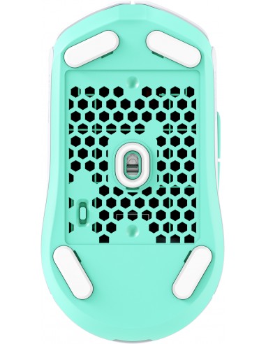 HP HyperX Pulsefire Haste 2 Core inalámbricos  ratón gaming (blanco verde púrpura)