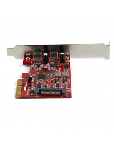 StarTech.com Tarjeta Adaptadora PCI Express de 2 Puertos USB-C 3.2 Gen 2 10Gbps