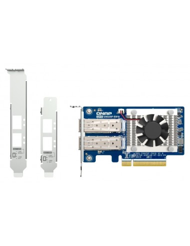 QNAP QXG-25G2SF-E810 adaptador y tarjeta de red Interno Fibra 25000 Mbit s