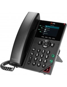 POLY Teléfono IP VVX 250 de 4 líneas y habilitado para alimentación a través de Ethernet (PoE) 2