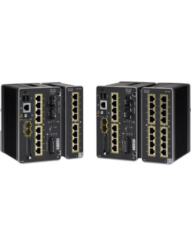 Cisco Catalyst IE3300 Gestionado L2 Gigabit Ethernet (10 100 1000) Negro