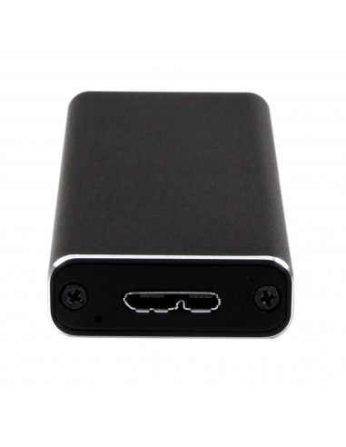 StarTech.com Caja USB 3.0 (5Gbps) a SSD M.2 de Aluminio con UASP - Negro - SATA NGFF M.2 con B Key y B+M Key - Caja Portátil
