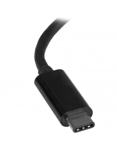 StarTech.com Adaptador de Red Ethernet Gigabit USB-C - Adaptador externo USB 3.0 a RJ45 - USB Tipo C a Ethernet - Negro