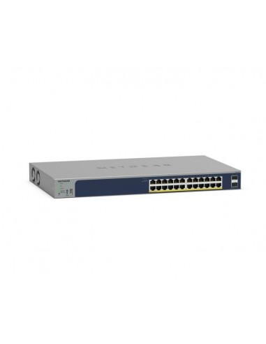 NETGEAR GS724TPv3 Gestionado L2 Gigabit Ethernet (10 100 1000) Energía sobre Ethernet (PoE) Gris