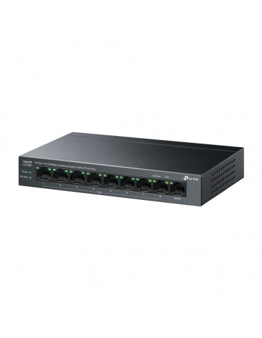 TP-Link LiteWave LS109P switch No administrado Fast Ethernet (10 100) Energía sobre Ethernet (PoE) Negro