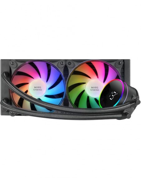 Mars Gaming ML-LCD240 Procesador Kit de refrigeración líquida 12 cm Negro 1 pieza(s)