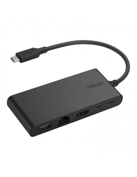 ASUS Dock 4K Alámbrico USB 3.2 Gen 2 (3.1 Gen 2) Type-C Negro